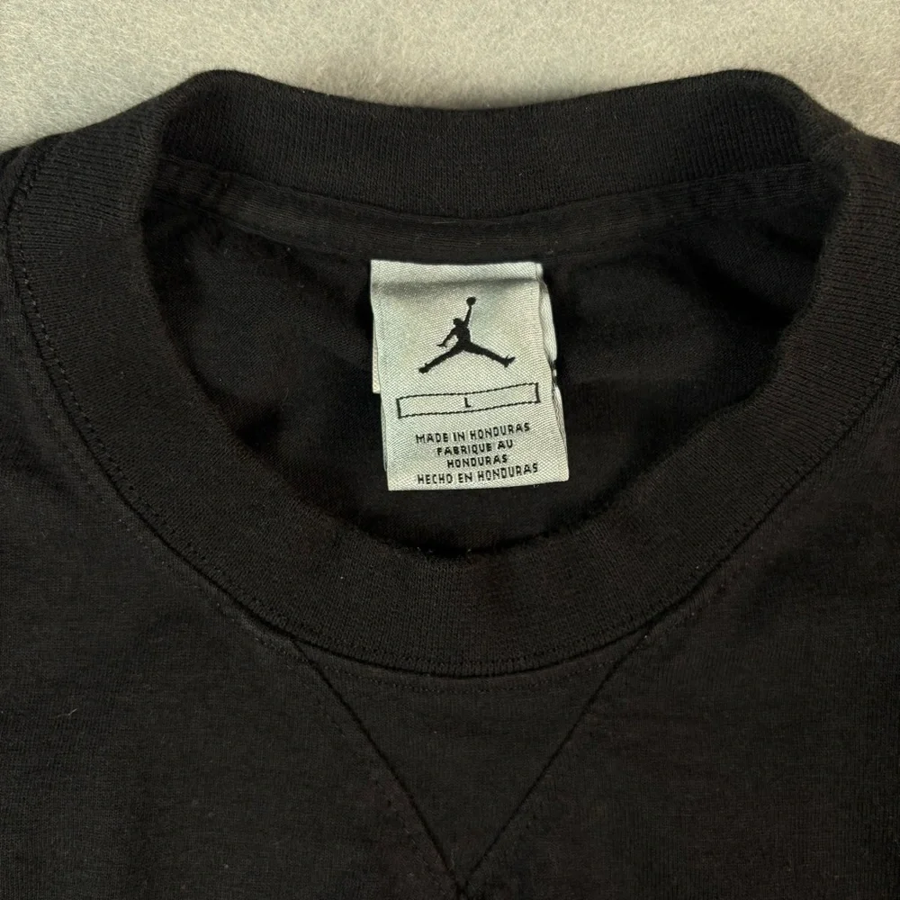 Vintage Jordan x AF-1 T-Shirt Large Black‎ Jumpman Nike Rare Streetwear